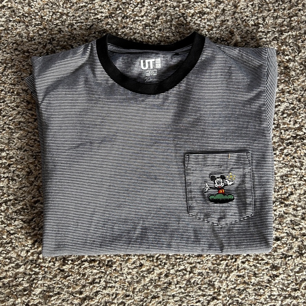 Uniqlo UT x Koichiro Takagi Disney Unisex Mickey Mouse Pocket Shirt XXS